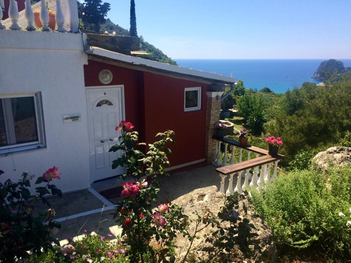Ermones Odyssesas Bungalow Vátos Buitenkant foto
