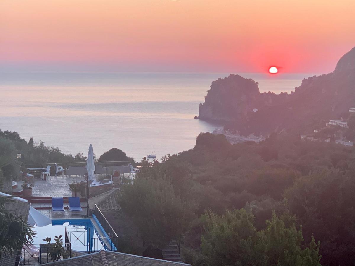 Ermones Odyssesas Bungalow Vátos Buitenkant foto