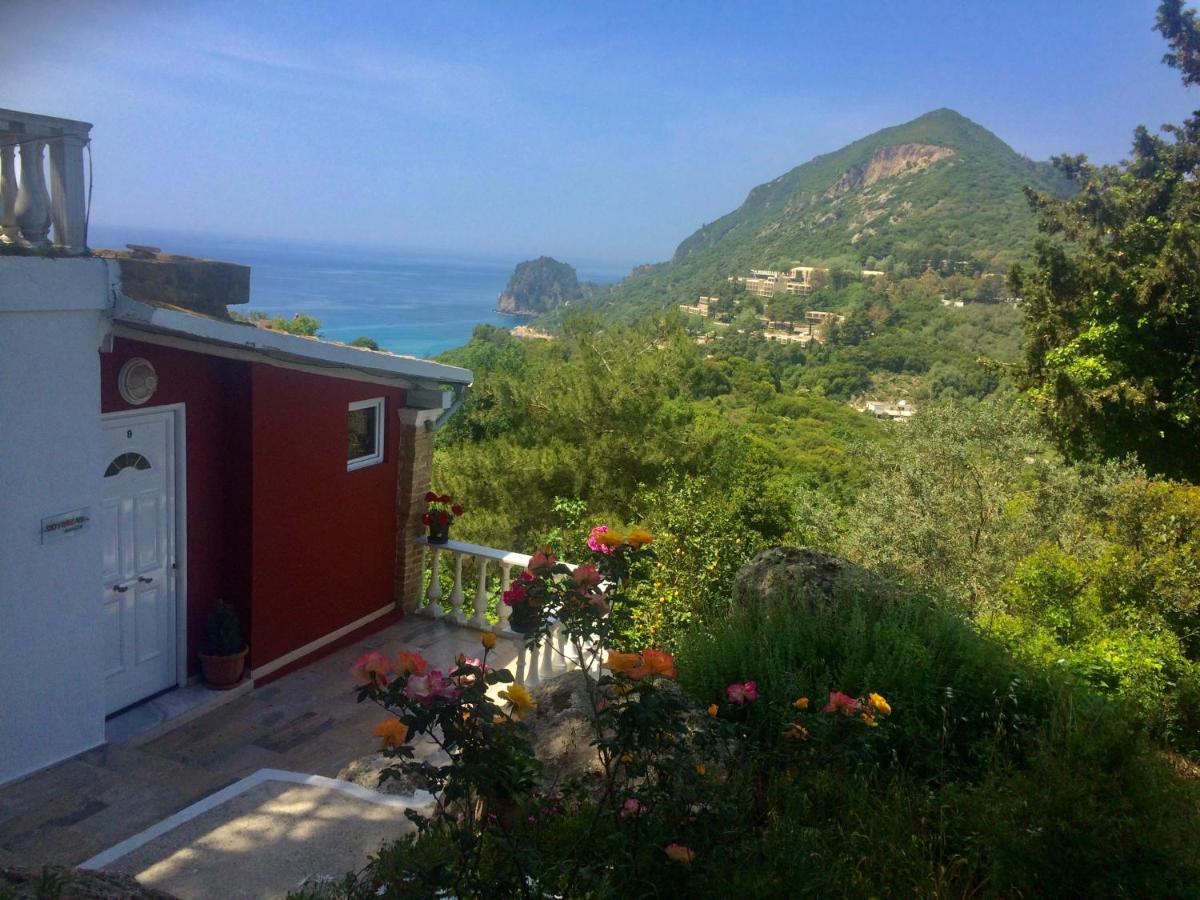Ermones Odyssesas Bungalow Vátos Buitenkant foto