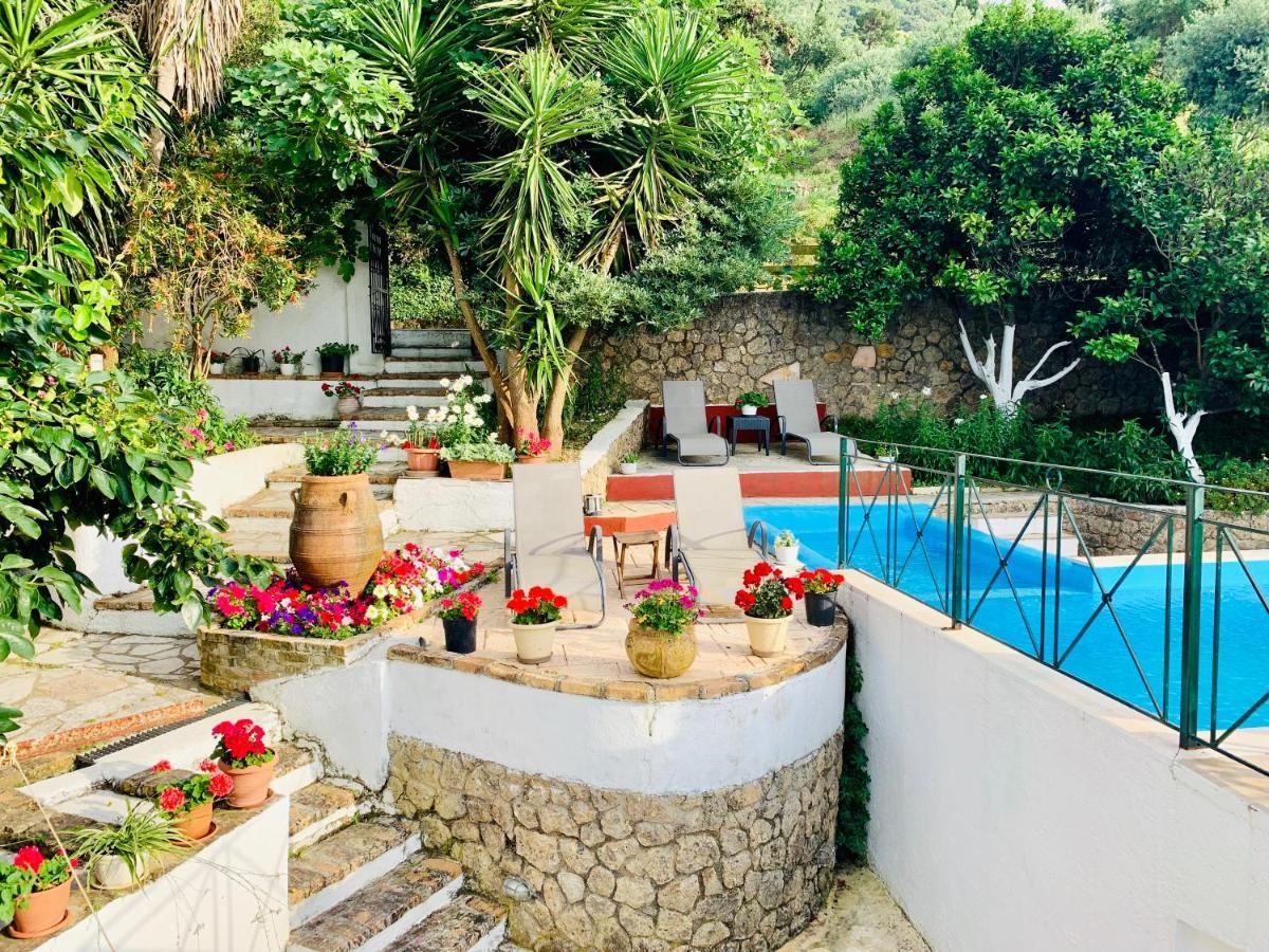 Ermones Odyssesas Bungalow Vátos Buitenkant foto